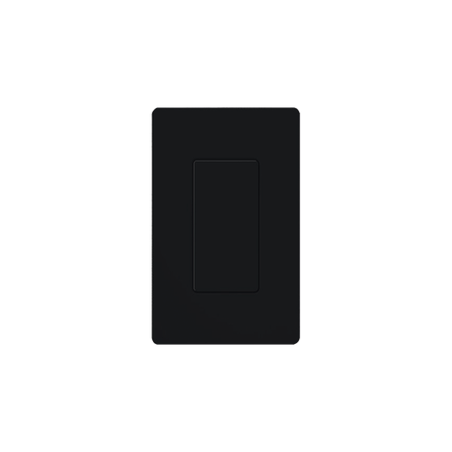 Placa ciega color negro.