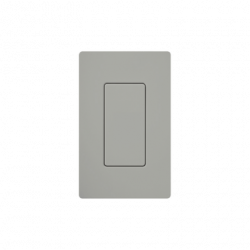 Tapa ciega color gris.