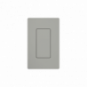 Tapa ciega color gris.