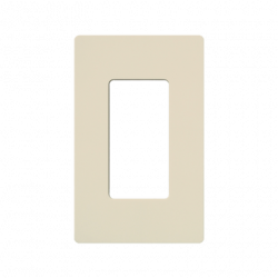 Placa de pared 1 espacio, para atenuador (dimmer), switch Ã³ control re