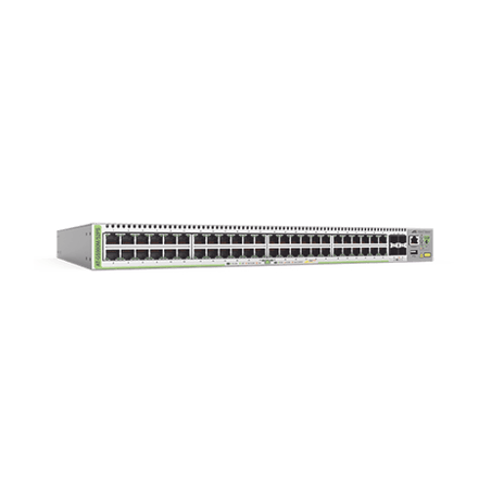 Switch PoE Administrable CentreCOM GS980M, Capa 3 de 48 puertos 10/100
