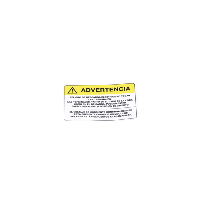 Etiqueta de Videovigilancia en Vinil Adhesivo Mate / Paquete con 10