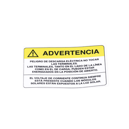 Etiqueta de Videovigilancia en Vinil Adhesivo Mate / Paquete con 10