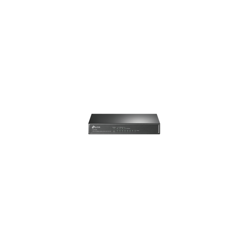 Switch PoE No Administrable / De Escritorio 8 puertos 10/100 Mbps / 4