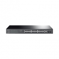 Switch PoE Administrable 24 puertos 10/100/1000 Mbps / 2 puertos SFP /