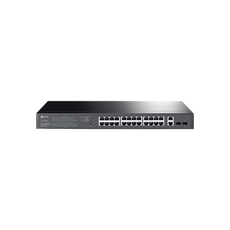 Switch PoE Administrable 24 puertos 10/100/1000 Mbps / 2 puertos SFP /