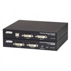 Extensor KVM  HDBaseT  2.0 DVI dual display USB   1920 x 1200 a 100m