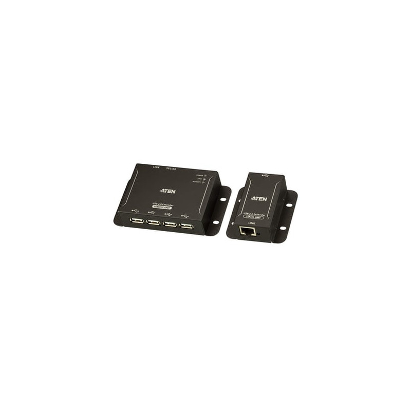 Extensor USB 2.0 Cat 5 Hub de 4 puertos  hasta 50 metros
