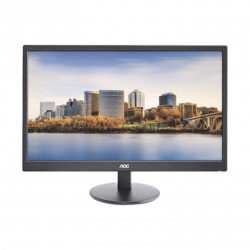 Monitor  LED de 24, Resolución 1920 x 1080 Pixeles con Entradas de Vid
