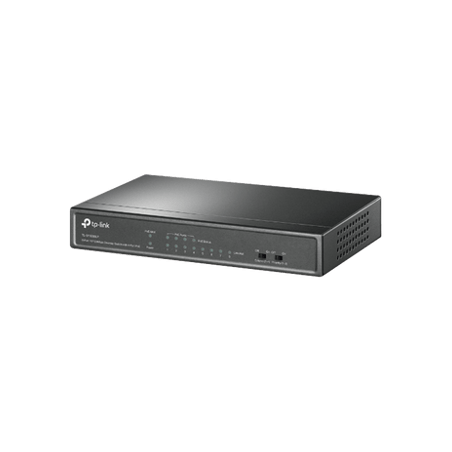 Switch PoE No Administrable de Escritorio / 8 puertos 10/100 Mbps / 4