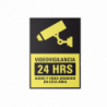 Letrero de Videovigilancia en Poliestireno / Paquete con 10