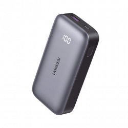 Mini Power Bank 30W   10 000 mAh   2 Puertos PD3.0, USB CA  Carga Rápi