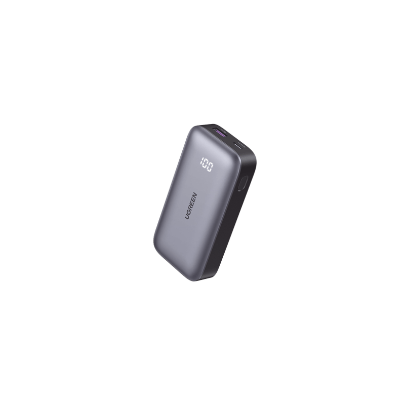 Mini Power Bank 30W   10 000 mAh   2 Puertos PD3.0, USB CA  Carga Rápi