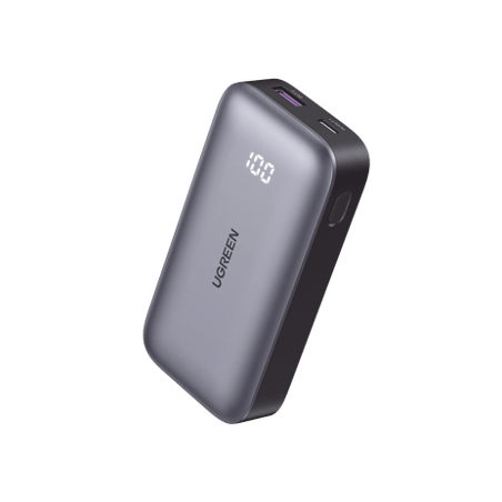 Mini Power Bank 30W   10 000 mAh   2 Puertos PD3.0, USB CA  Carga Rápi