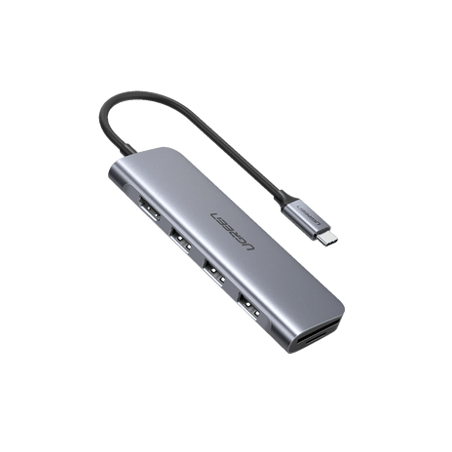 HUB USB-C Multipuertos / HDMI 4K30Hz  / 3 Puertos USB-A 3.0 / Lector T