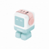 Cargador RobotGaN de 65W Serie UNO  3 Puertos de Carga Rápida  2 USB-C