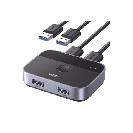 Conmutador USB para Compartir 2 Puertos USB 3.0 a 2 PC Ìs  Cambio Medi