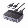 Conmutador USB para Compartir 2 Puertos USB 3.0 a 2 PC Ìs  Cambio Medi