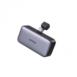 Power Bank 5000mAh  Conector USB-C Incorporado  22.5W   Carga Rápida