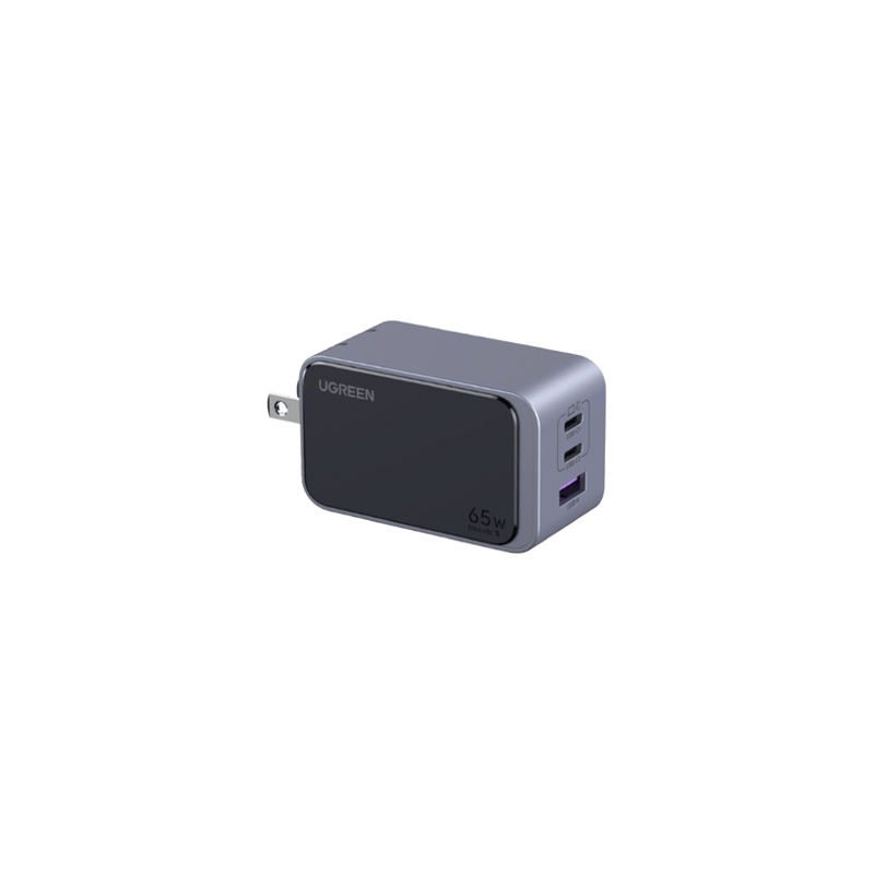 Cargador de 65W serie Nexode S  3 Puertos de Carga Rápida  2 USB-C  1