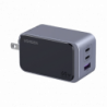 Cargador de 65W serie Nexode S  3 Puertos de Carga Rápida  2 USB-C  1