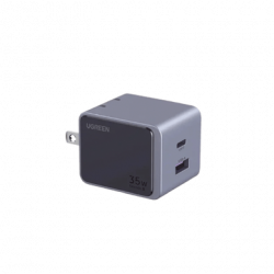 Cargador de 35W serie Nexode S  2 Puertos de Carga Rápida  1 USB-C  1