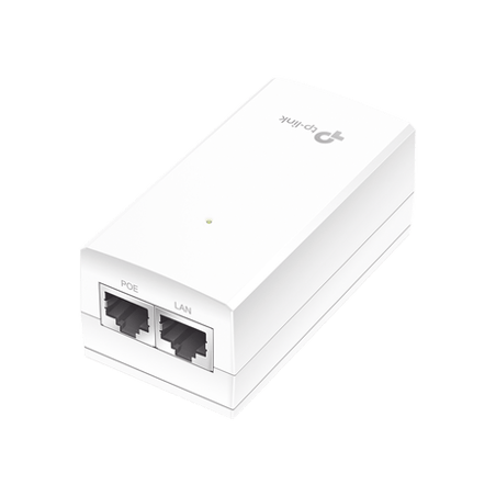 Inyector PoE Pasivo de 24V / 2 puerto 10/100/1000 Mbps / Plug and Play