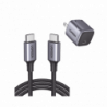 Kit de Cargador de 20w y Cable USB-C / Incluye 1 Pza 90902 / 1 Pza 501