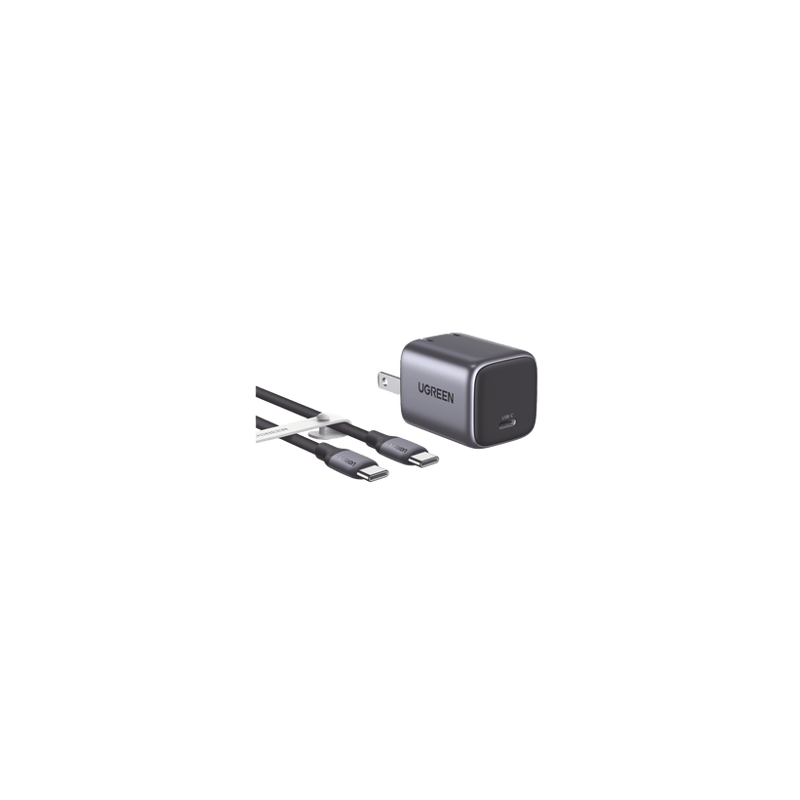 Combo Cargador Nexode Mini 30W PD GaN Tech  Cable USB-C 60W  Tecnologí