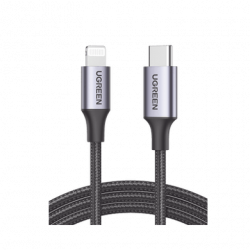 Cable USB-C a Lightning  1 Metro  Certificado MFi  Carga Rápida 60W  4