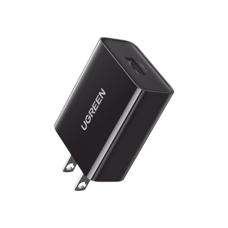 Cargador de 18W  1 Puerto USB-A  Carga Rápida  QC3.0/ QC2.0 /QC1.0 AFC