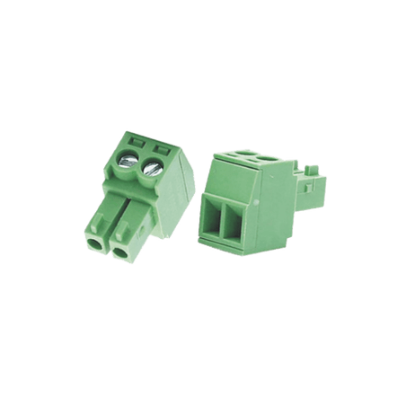 CONECTOR MACHO 3,5 MM DE PASO DE 2 TORNILLOS