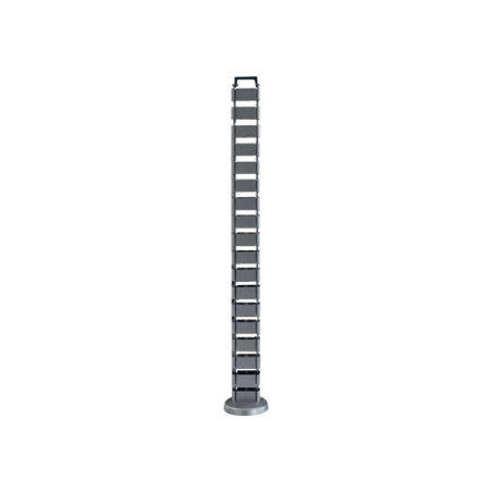 Organizador de cables vertical articulado, ideal para llevar los cable