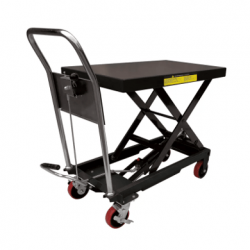 Mesa Elevadora Hidráulica / Capacidad 300 kg a 1 t / Ruedas de Poliure