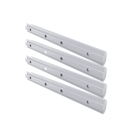 Barras de extensión de riel de aluminio