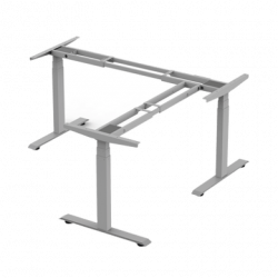 Base de Escritorio Motorizado Profesional Tipo L (3 Columnas) / Altura