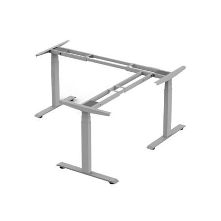 Base de Escritorio Motorizado Profesional Tipo L (3 Columnas) / Altura