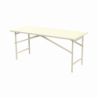 Mesa de Trabajo Plegable 100% para Trabajos Pesados (1832x791x813mm).