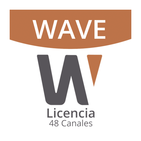 Licencia de 48 Canales de Grabación Wisenet Wave Profesional