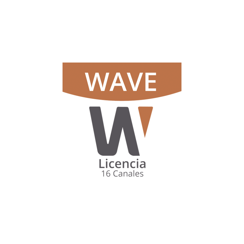 Licencia de 16 Canales de Grabación Wisenet Wave Profesional