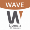 Licencia de 24 Canales de Grabación Wisenet Wave Profesional