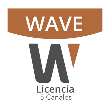 Licencia de 5 Canales de Wisenet Wave Profesional