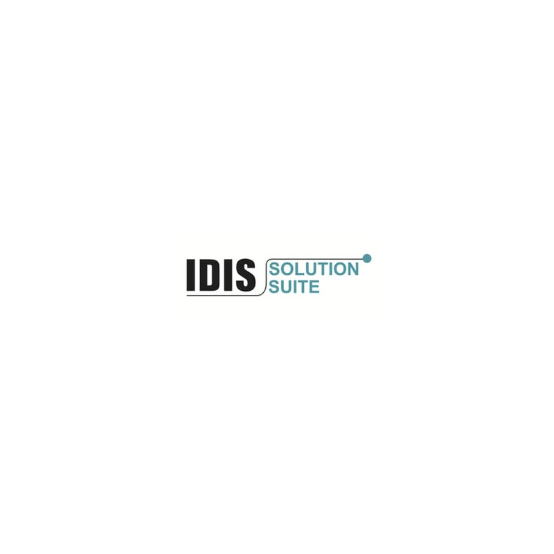 Software VMS IDIS Solution Suite Compact para  32 cámaras IDIS únicame