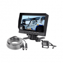 Sistema Profesional de Cámara de Reversa y Monitor Alámbrico para Vehí