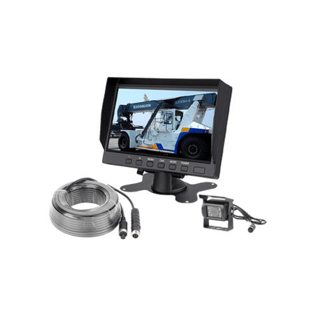 Sistema Profesional de Cámara de Reversa y Monitor Alámbrico para Vehí