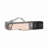 Plug RJ45 Cat6A Blindado, Para Cable Calibre 23-24 AWG, Chapado en Oro