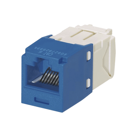 Conector Jack RJ45 Estilo TG, Mini-Com, Categoría 6, de 8 posiciones y