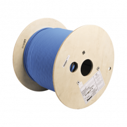 Bobina de Cable Blindado F/UTP de 4 Pares, Cat6A, Soporte de Aplicacio