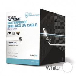 Bobina de cable de 305 m, Cat5e, para intemperie, sin blindar, color b
