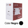 Bobina de Cable UTP 305 Mts / Cat 5E (24 AWG) / Color Negro / PE / Uso